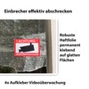 4 x Stickers Video Surveillance Small – Attention Video Surveillance