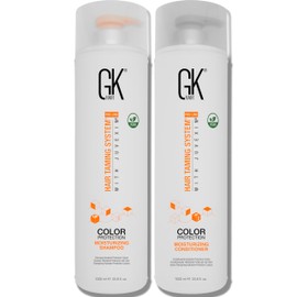 Moisturizing Shampoo and Conditioner Hydrate Set for Colored Treated Hair Keratin Treatment Cleansing Dry to Normal Sulfate Paraben Free All Hair Types for Men and Women By GK HAIR - (2 X 33.8 Oz)