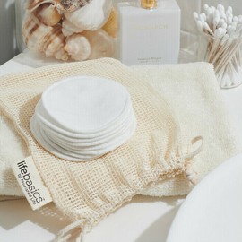 Life Basics by Nourished Life Reusable Cotton Pads, 3 Pack