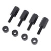 4Pcs Seat Lift Mount Kits 2 Inch Black Reliable Rugged