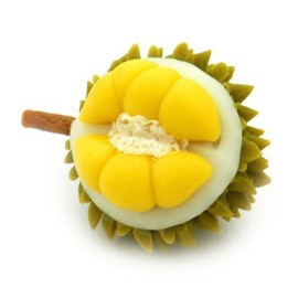 MyTinyWorld Dolls House Miniature Handmade Open Durian Fruit
