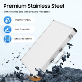 13PCS Weld Inspection Gauge Set, Combine Suit Welding Gauge Tool, Stainless Steel Welding Measurement Kit with Toolbox, for Welding