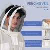 XGGYA 3Layer Bee Suit,Ultra Ventilated Breathable Cotton,Full Beekeeper Suit Equipped