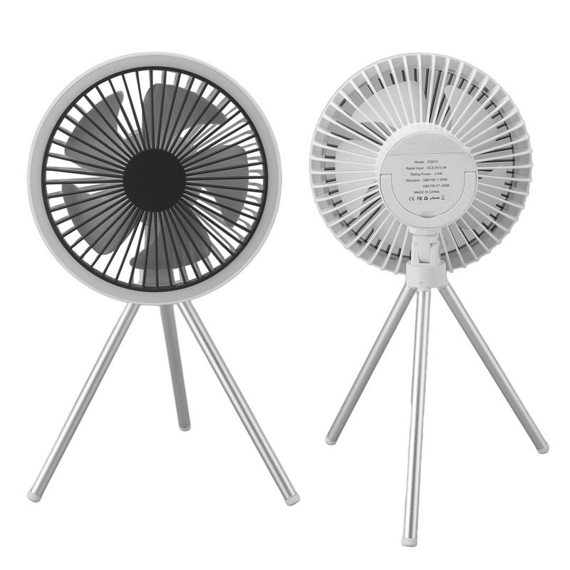 Tripod Fan 10000mAh 3 Gears Adjustable Timing Function Portable Desktop
