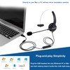 VoiceJoy Hands-Free Call Center Noise Cancelling Corded Monaural Headset Headphone