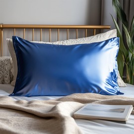 GREEFEI Latex Cushion Cover with Zip, Waterproof Rubber Cushion Protector (Pack of 1), Blue Latex Cushion Cover 20 x 28 Inch Cushion Cover