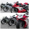 Gilumza Pull Back Motorcycle Toys, Pullback Gift with Music Light,