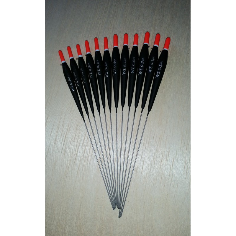 12 x Assorted Pole Floats (Pack 330R12)