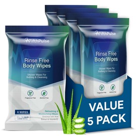 XL Adult Body Wipes for Women and Men - Pack of 40 Travel Wipes - 10x10 Large Cleansing Wipes for Camping, Gym, Travel, and More