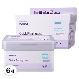 Dr.G Bakuchiol Porejet Quick Firming Mask, 30 packs, 6 pieces / 닥터지 바쿠치올 포어젯 퀵 퍼밍 마스크, 30개입, 6개