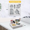 Couch Cup Holder Tray, Silicone Sofa Couch Caddy for Bed