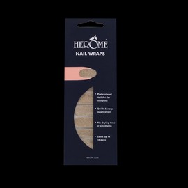Herôme Nail Wraps Golden Glitter