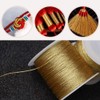 Pengxiaomei 218 Yards/656 Feet Metallic Cord, 2 Pcs Spool Metallic