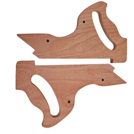 1 x Schiebestock für Tischkreissägen, Fräsen und Hobel,Bandsäge -Multiplex Buche 350x180x18mm zwei Funktionen in einem