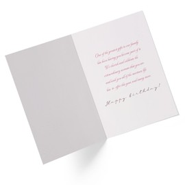 1Up Greetings | Happy Birthday Card for Daughter-In-Law | 5”x7.5” with Envelope | Made in USA | BIRDAULAW1