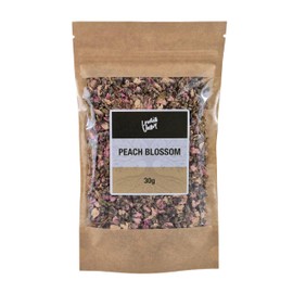 Lowhill Valley Peach Blossom - Prunus Persica Whole Dried Buds – Herbal Infusion - Edible Flowers – No Additives or Preservatives – 100% Naturally Grown – 30g