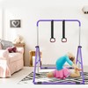 RINREA Gymnastic Bars for Kids with Adjustable Height, Folding Gymnastic