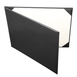 MyGradDay Diploma Cover Diploma Holder Graduation Certificate Cover Smooth 8.5x11 Black