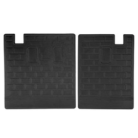 IKON MOTORSPORTS, Rear Seat Protector Backrest Cover Compatible with 2016-2025 Honda Pilot, Black XPE Waterproof Seat Back Liners Mat Pad Interior Accessories 2 Pieces