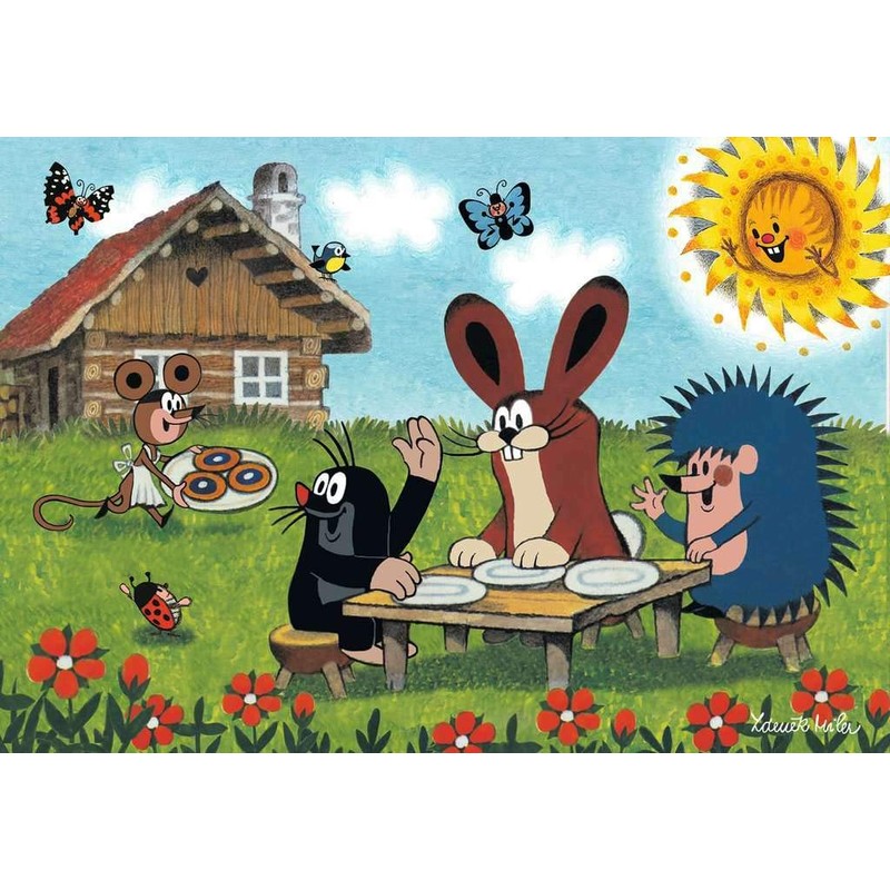 Ravensburger 08863 8 "On Holiday with The Mole" Puzzle (48-Piece)