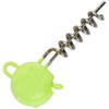 Balzer UV-Active Screw in Jig Heads, Yellow Jig Heads, Weight/Content: