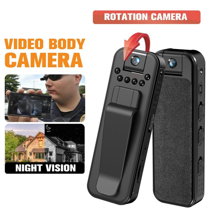 Portable Video Camera Clip On 1080P HD Pocket Video Camera