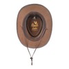 Australian Leather Cowboy HAT Western Aussie Style Bush HAT Plain