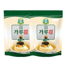 Korean Roasted Seaweed Flakes – 70g x 2 Bags, Resealable Pouch