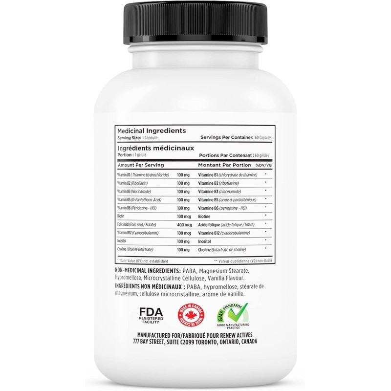 Renew Actives RENEW ACTIVES Vitamin B Complex 100 C Daily