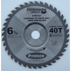 Jambmaster JMC821 Replacement Undercut Jamb Saw Blade Comparable to Crain 821