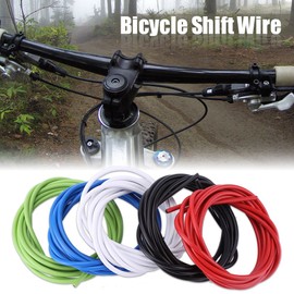 VGEBY Bicycle Gear Cable, Bike Cable Outer Sleeve Bicycle Shifting Steel Cable Derailleur Steel Wire for MTB Mountain Bike (Color : BLACK)