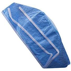 Medline NON28625 Disposable Surgeon's Caps, Scrim, Latex Free, Blue (Pack of 500)
