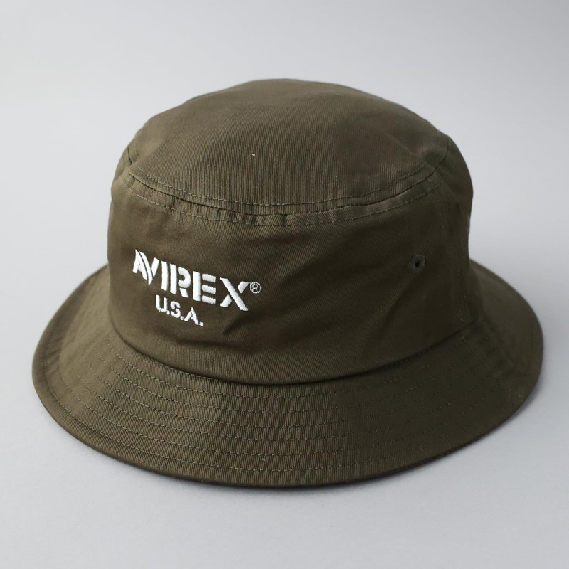 Avilex US.BASE Military Bucket Hat, Unisex, Hat, Army Hat, Men's,