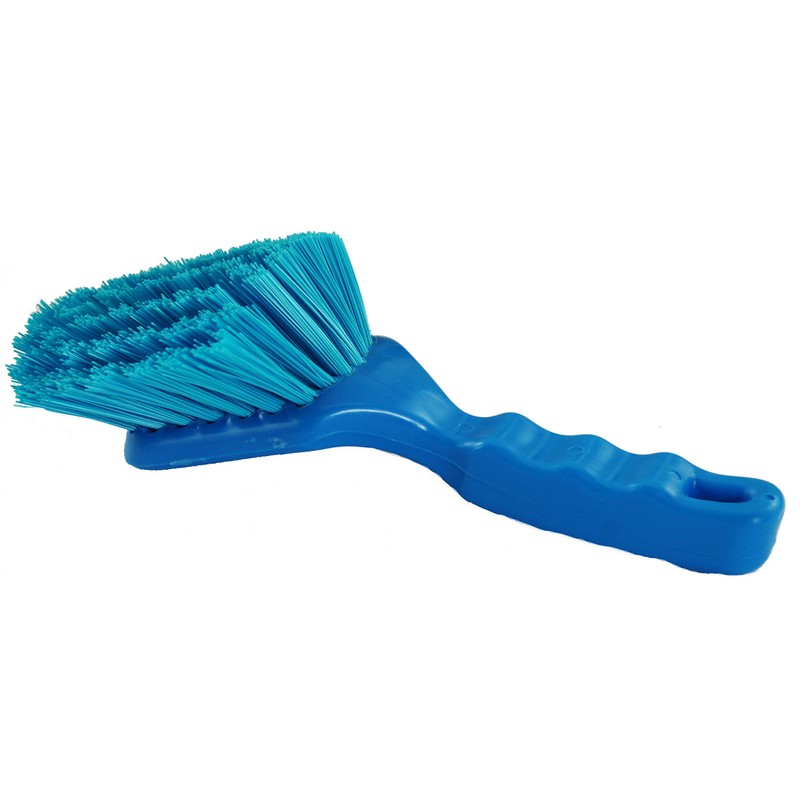 Salmon Technology Stiff General Purpose Brush in Blue