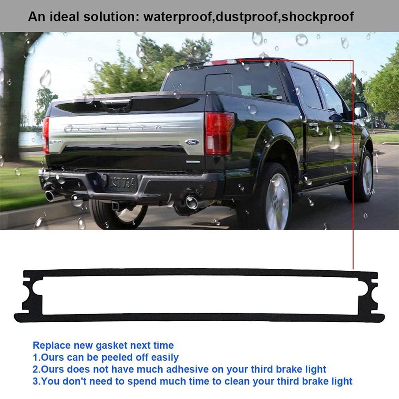 MOFORKIT 3rd Third Brake Light Seal Gasket Compatible with F150