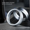Moka Pot Dosing Funnel Aluminum Alloy Magnetic Even Distribution Prevents