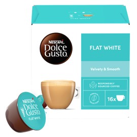 NESCAFÉ DOLCE GUSTO Flat White Coffee Capsules Box of 16 servings