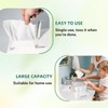 BOROLA Disposable Face Towels, 100 Count Thickening Cotton Soft Facial