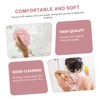 Healeved 3pcs Comfortable Shower Bath Soft Pe Bath Scrubber for