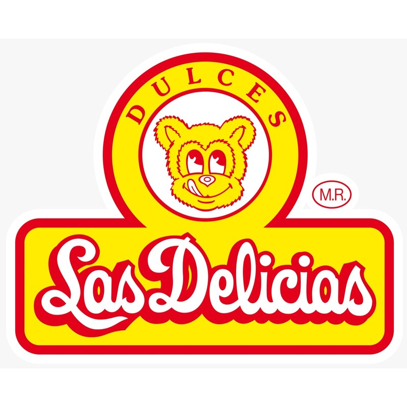 Tira Loca 24 piezas, Dulce Acidulado Sabores Frutales, Las Delicias,