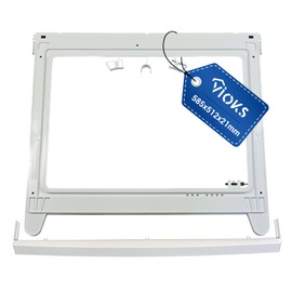 VIOKS Zwischenbaurahmen Trockner Waschmaschine Ersatz für Bosch Zwischenbaurahmen 00244024 - Verbindungssatz Waschmaschine Trockner Verbindungsrahmen