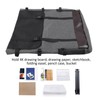 Gray Drawing Board Bag Waterproof 4K Sketchpad Backpack Large Capacity