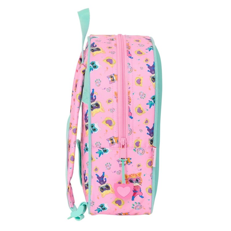 safta Superkitties Children's Backpack, Children's Backpack, School Backpack, Adaptable to