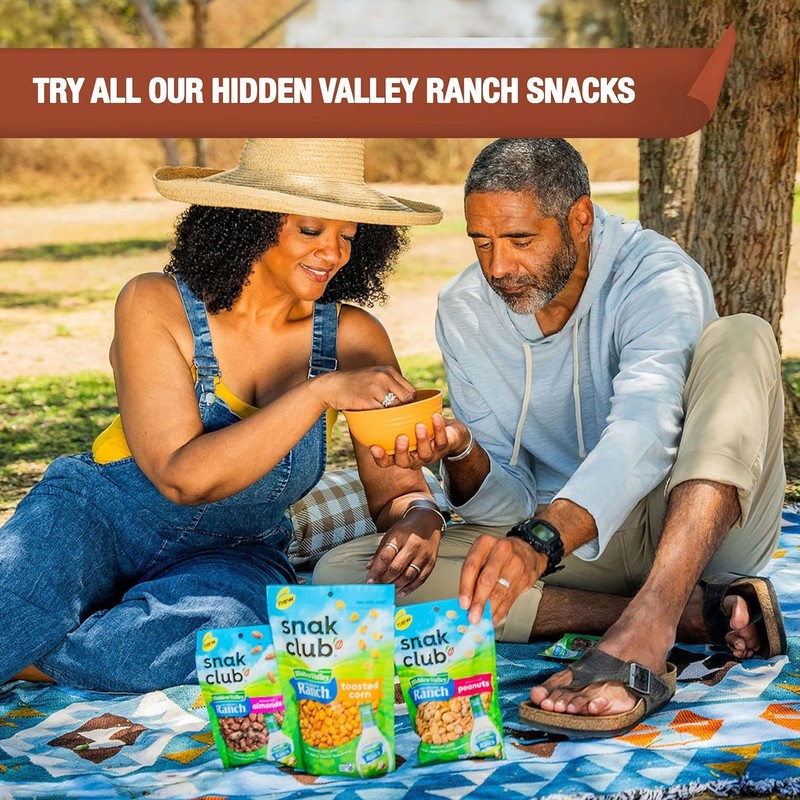 Snak Club Crunch Mix with Hidden Valley Ranch Seasoning, Toasted