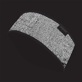 Proviz REFLECT360 Explorer Reflective Breathable Unisex Fleece-Lined Running Sports Headband Hi Visibility, Black