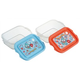 Skater FCN2WAG-A Sealing Container, Storage Container, Side Dish Container, 16.9 fl oz (500 ml), Antibacterial, Made in Japan, 2P, Sanrio Hangyodong, Party