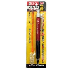 Work Retractable Pencil 5 A Red 7809 