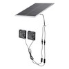 VEVOR Solar Powered Fan, 30W Solar Panel with 2 Fans,