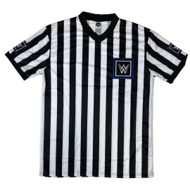 WWE Blue Logo Friday Night Smackdown Referee Shirt - XL