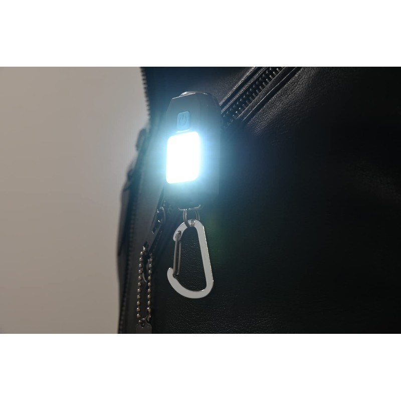 NextLED NT-6788 Heavy Duty Rechargeable Flashlight with Clip, Mini Keychain